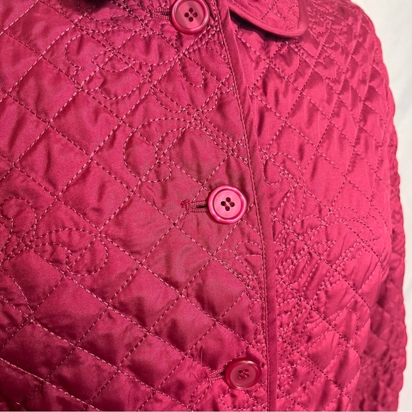 Vintage Pink Alfred Dunner Button up Pleated Coat - Picture 2 of 3